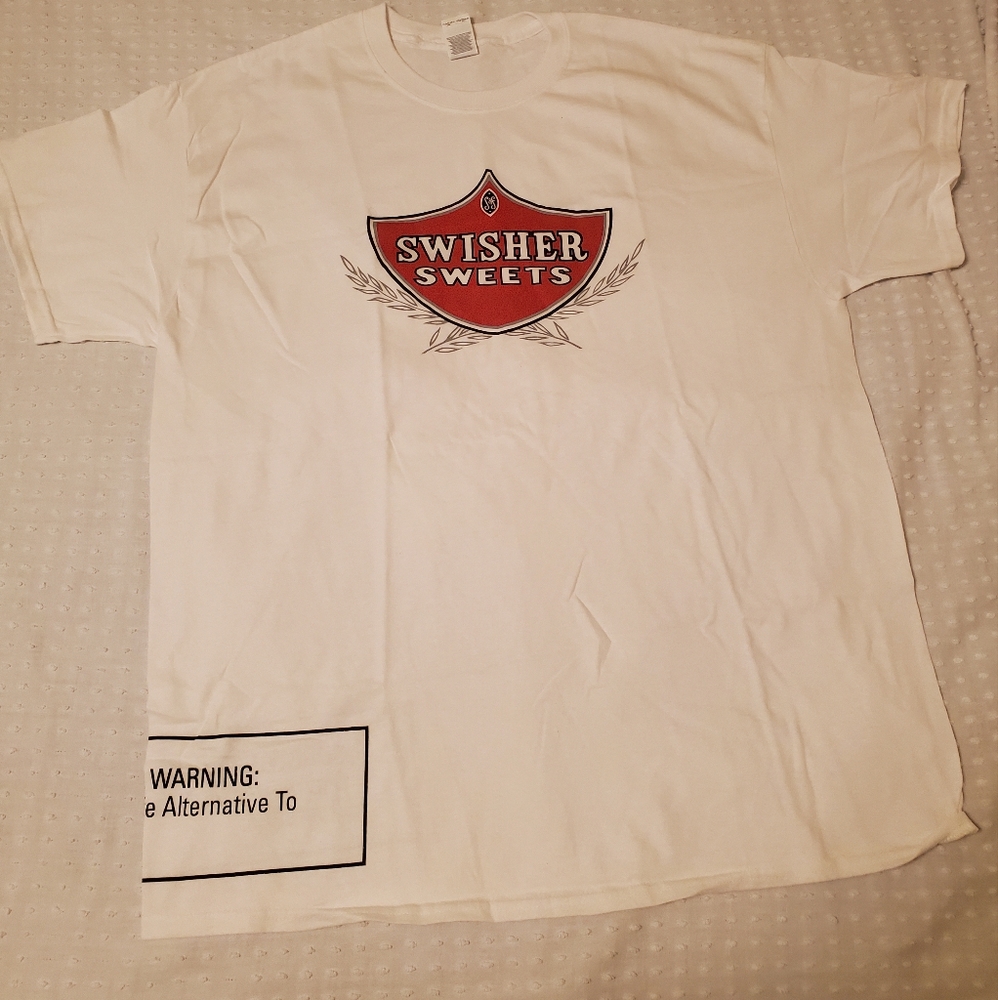 Swisher Sweets XL T-shirt, White, Unworn, Like New, Ships next day.